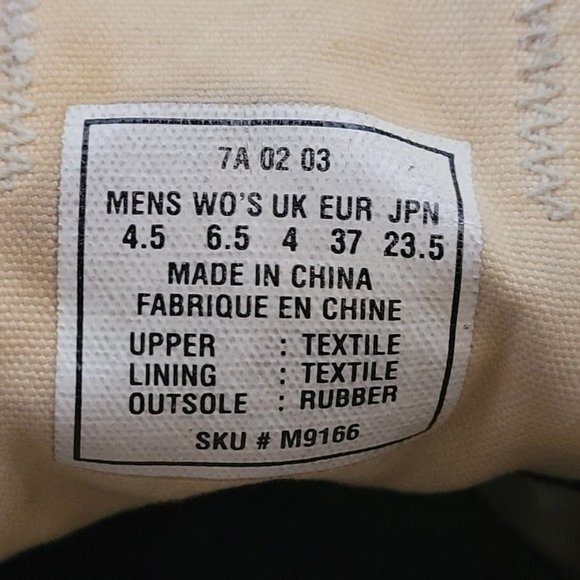 Converse All Star Chuck Taylor Low Top Black Men 4.5 Women's 6.5 - Picture 3 of 9